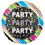 18 Inch (42 cm) Anagram Party, Party, Party folie ballon
