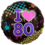 18 Inch (42 cm) Anagram Totally 80's folie ballon