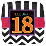 18 Inch (43 cm) Anagram Celebrate 18 folie ballon