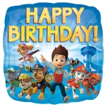 18 Inch (43 cm) Anagram Paw Patrol Happy Birthday folie ballon