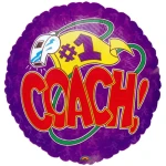 18 Inch (44 cm) Anagram #1 Coach! folie ballon