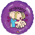 18 Inch (44 cm) Anagram Bang On The Door Engaged folie ballon