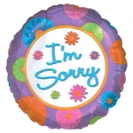 18 Inch (44 cm) Anagram I'm Sorry Flowers folie ballon