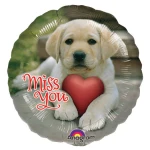 18 Inch (44 cm) Anagram Miss You Dog folie ballon
