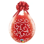 18 Inch (45 cm) Qualatex Filigree & Hearts stuffer ballonnen