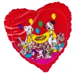 18 Inch (46 cm) Anagram 101 Dalmatiërs Happy Birthday folie ballon