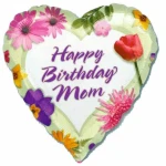 18 Inch (46 cm) Anagram Happy Birthday Mom folie ballon