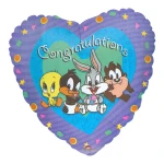 18 Inch (46 cm) Anagram Looney Tunes Baby's Congratulations folie ballon