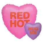 18 Inch (46 cm) Anagram Red Hot - Hug Me folie ballon