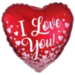 18 Inch (46 cm) Anagram Rose Gold Hearts Love folie ballon
