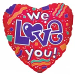 18 Inch (46 cm) Anagram We Love You folie ballon