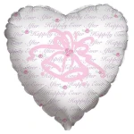 18 Inch (46 cm) Betallic Happily Ever After folie ballon