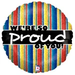 18 Inch (46 cm) Betallic We're So Proud Of You folie ballon