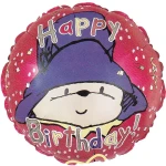 18 Inch (46 cm) CTI Bear Paddington Happy Birthday folie ballon