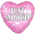 18 Inch (46 cm) CTI Just Married folie ballon