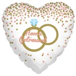 18 Inch (46 cm) De Ballonnerie Hoera Getrouwd folie ballon