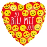 18 Inch (46 cm) De Ballonnerie Zo Blij Met Jou! folie ballon (#G78078)