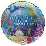 18 Inch (46 cm) De Ballonnerie Zwemdiploma folie ballon
