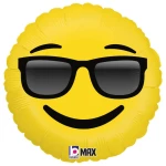 18 Inch (46 cm) Grabo Emoji Sunglasses folie ballon