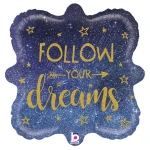 18 Inch (46 cm) Grabo Follow Your Dreams folie ballon