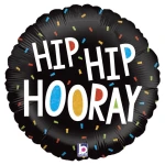 18 Inch (46 cm) Grabo Hip Hip Hooray folie ballon