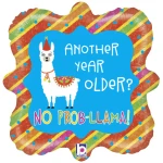 18 Inch (46 cm) Grabo Llama Birthday folie ballon