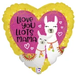 18 Inch (46 cm) Grabo Llove You Mama Llama folie ballon
