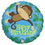 18 Inch (46 cm) Grabo Monkey Buddy Birthday folie ballon