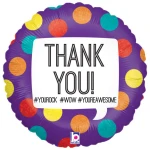 18 Inch (46 cm) Grabo Thank You folie ballonnen