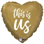 18 Inch (46 cm) Grabo This Is Us Gold folie ballon