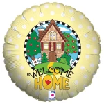 18 Inch (46 cm) Grabo Welcome Home Yellow folie ballon