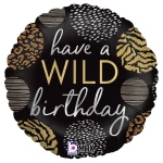18 Inch (46 cm) Grabo Wild Birthday folie ballon