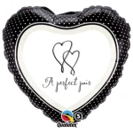 18 Inch (46 cm) Qualatex A Perfect Pair folie ballon