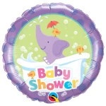 18 Inch (46 cm) Qualatex Baby Shower Elephant folie ballon