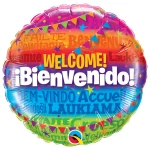 18 Inch (46 cm) Qualatex Bienvenido Languages folie ballon