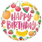 18 Inch (46 cm) Qualatex Birthday Fruits folie ballon