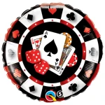 18 Inch (46 cm) Qualatex Casino folie ballon