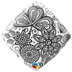 18 Inch (46 cm) Qualatex Damask Accent folie ballon