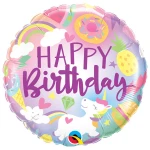 18 Inch (46 cm) Qualatex Fantastical Fun Birthday folie ballon