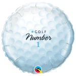 18 Inch (46 cm) Qualatex Golf Ball - Number 1 folie ballon