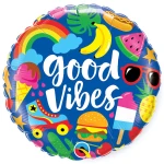 18 Inch (46 cm) Qualatex Good Vibes folie ballon
