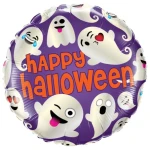 18 Inch (46 cm) Qualatex Halloween Emoticon Ghost folie ballon