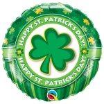 18 Inch (46 cm) Qualatex Happy St. Patrick's Day! folie ballon