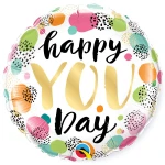 18 Inch (46 cm) Qualatex Happy You Day folie ballon