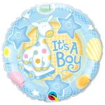 18 Inch (46 cm) Qualatex It's A Boy Soft Giraffe folie ballon