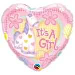 18 Inch (46 cm) Qualatex It's A Girl Soft Pony folie ballon