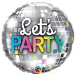 18 Inch (46 cm) Qualatex Let's Party Disco Ball folie ballon