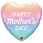 18 Inch (46 cm) Qualatex Mother’s Day Pastel Ombre folie ballon