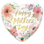 18 Inch (46 cm) Qualatex Mother's Day Pink Floral folie ballon