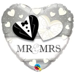 18 Inch (46 cm) Qualatex Mr. & Mrs. Wedding folie ballon